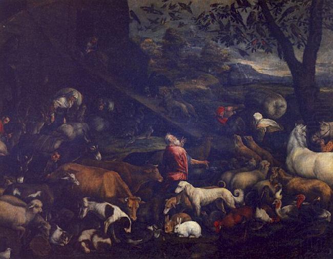 The Animals Entering the Ark, Jacopo Bassano